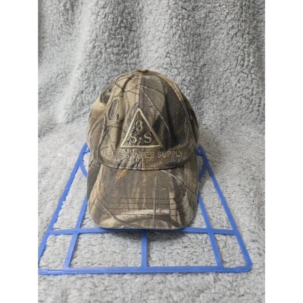 Three States Supply Hat Mens Cap Strapback Camo HVAC One Size Fits Most